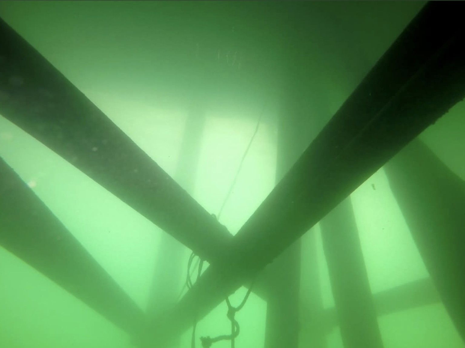 Unterwasserbereich der Tauchstation