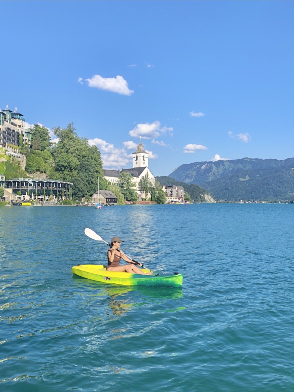 Wolfgangsee bei Sonnenschein